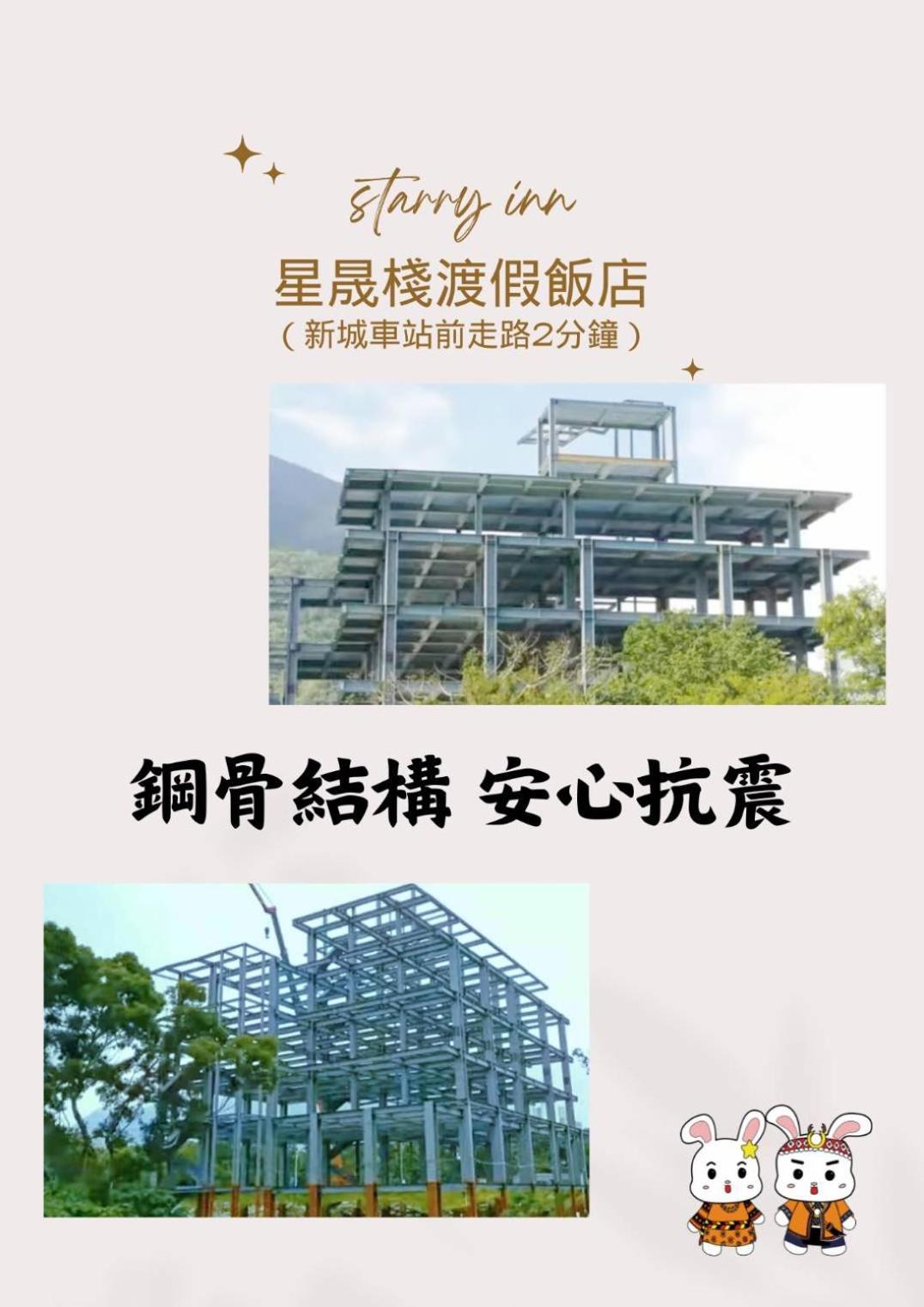花蓮星晟棧飯店starry Inn近太平洋新城車站 Xincheng Township Exterior foto